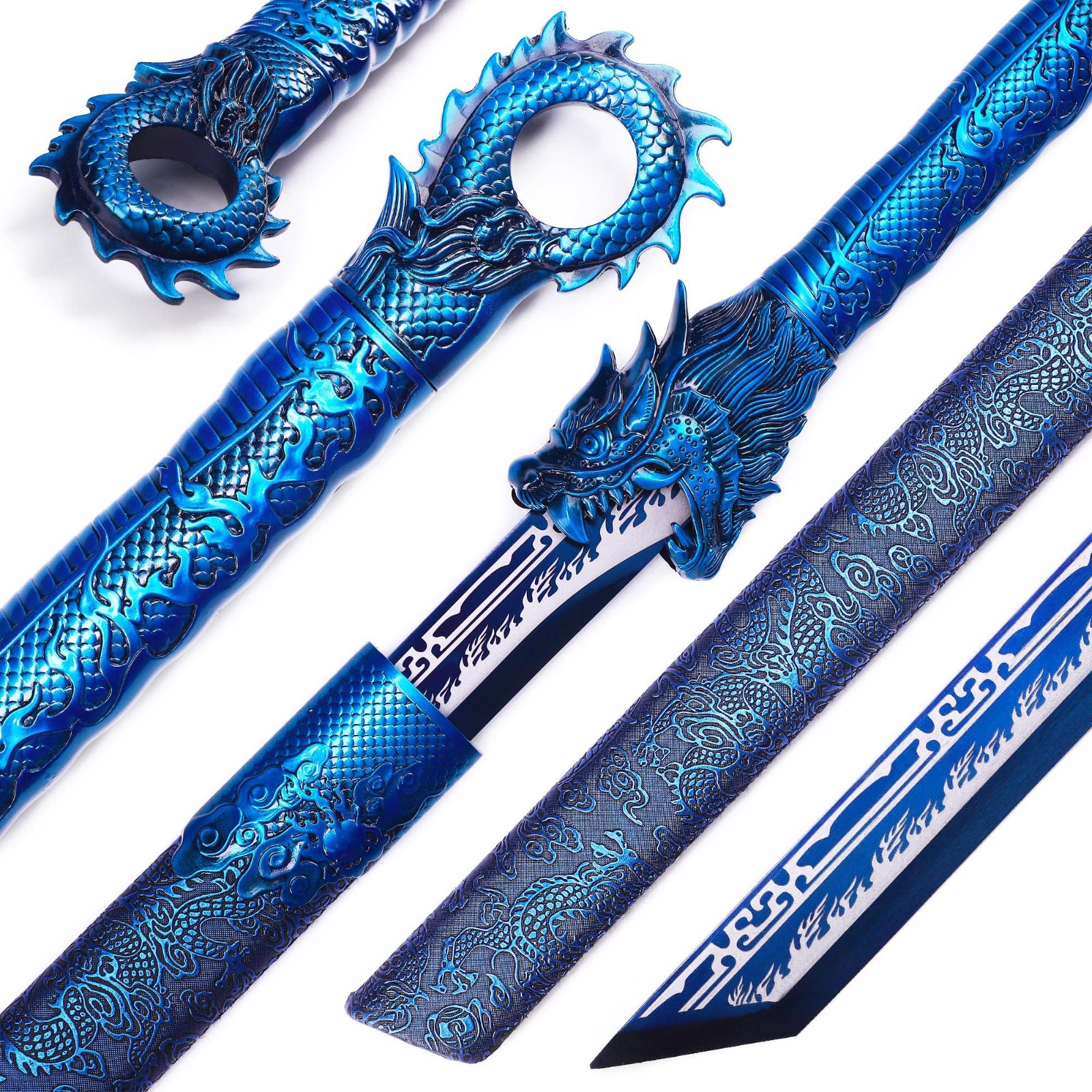 High Manganese s Steel Chinese Straight Sword, Collectible Decorative Long Sword
