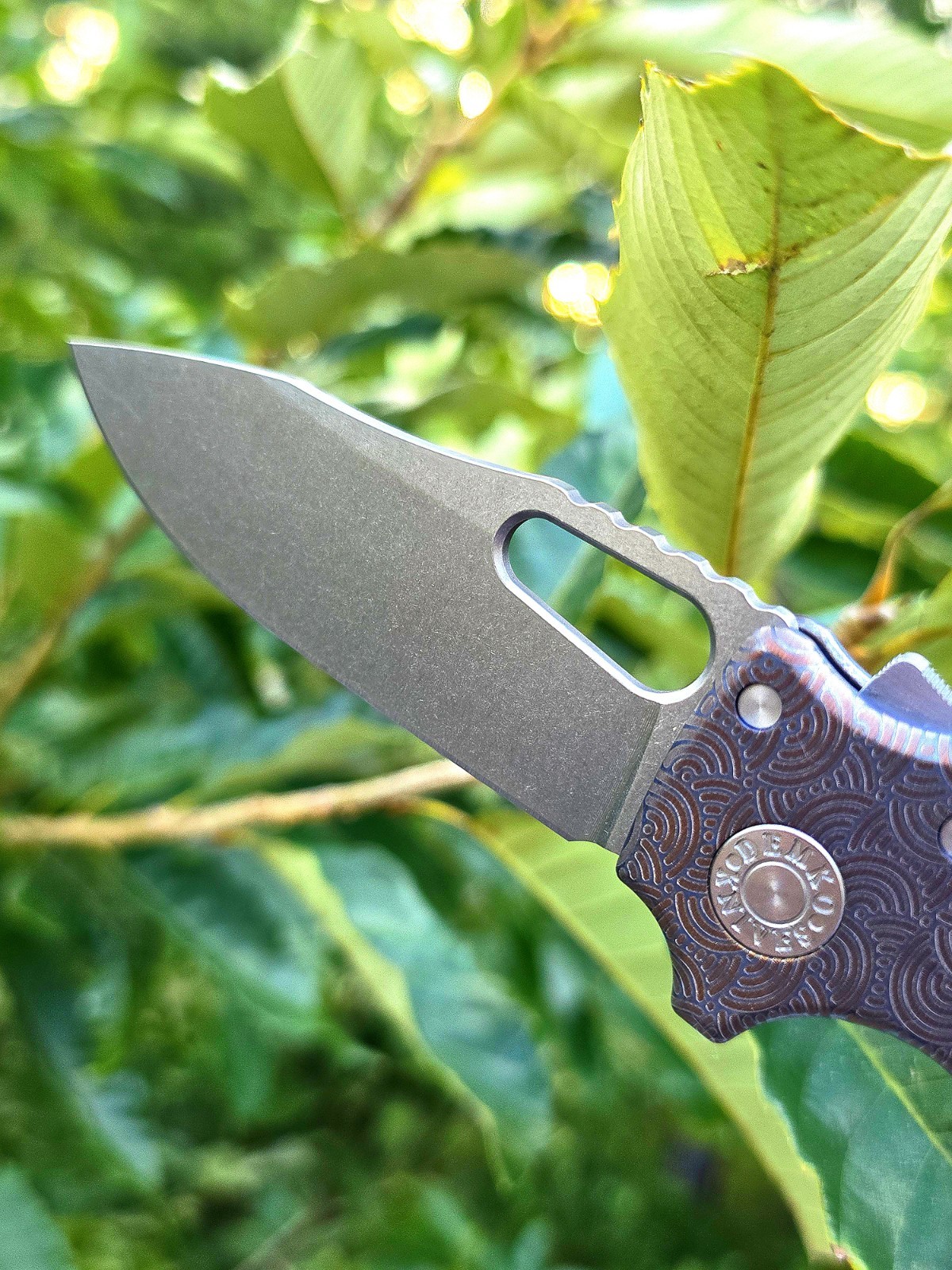 🌟RARE DEMKOxURBAN EXCLUSIVE! BLUE TITANIUM/BRONZE SEIGAIHA SHARK-A-TAC MAGNACUT