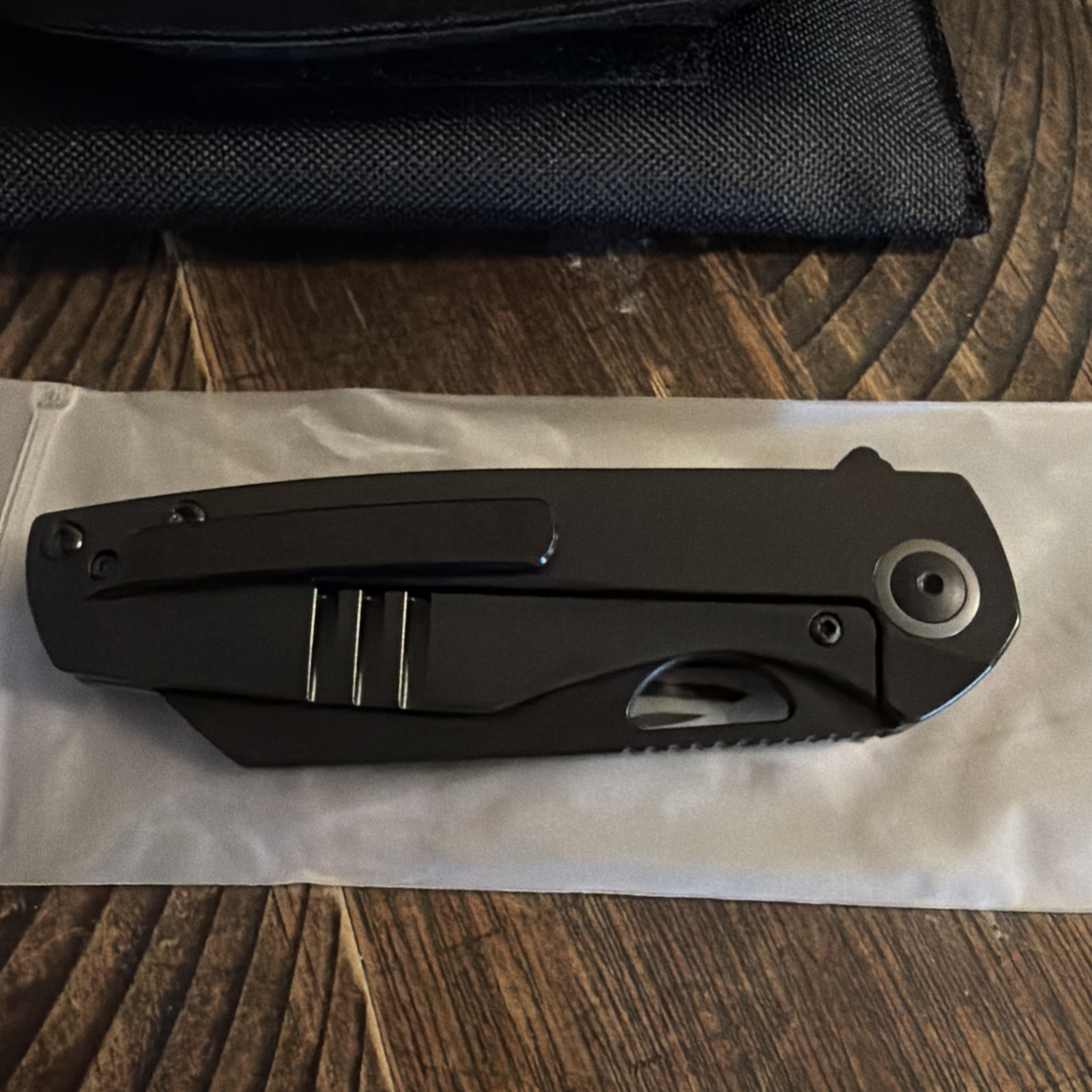 Kizer Sparrow Folding Knife S45VN Blade Titanium Carbon Fiber handle & EXTRAS