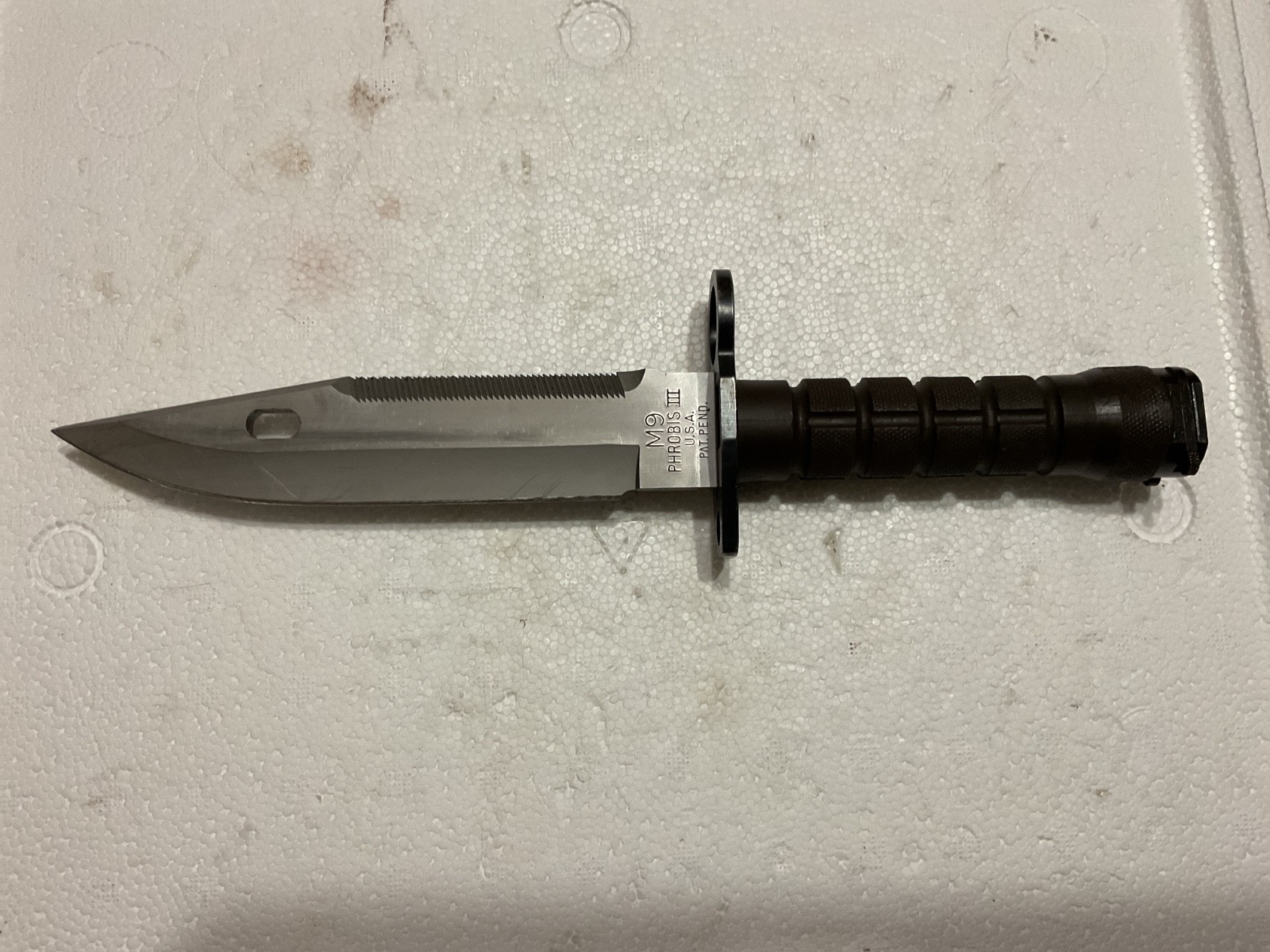 PHROBIS III US M9 Military Fixed Blade with Scabbard Case