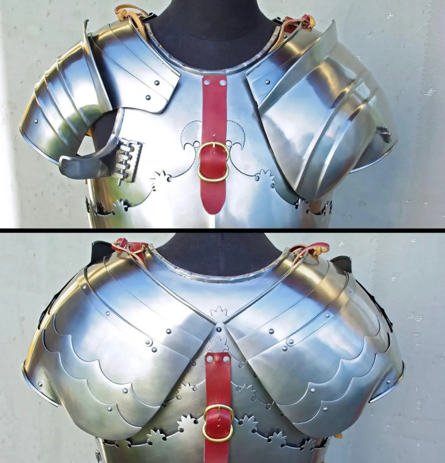 Imperial Gothic Breastplate & Tassets | Handmade Fluted Parade Armor | Medieval