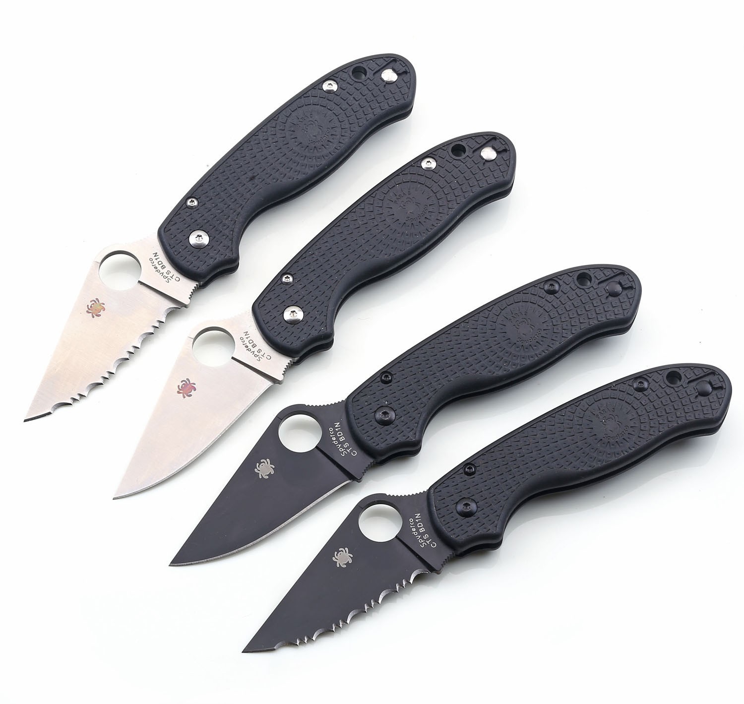 C223 Black Nylon Fiber Handle Tactical Camping Knife 440c Stainless Steel Blade