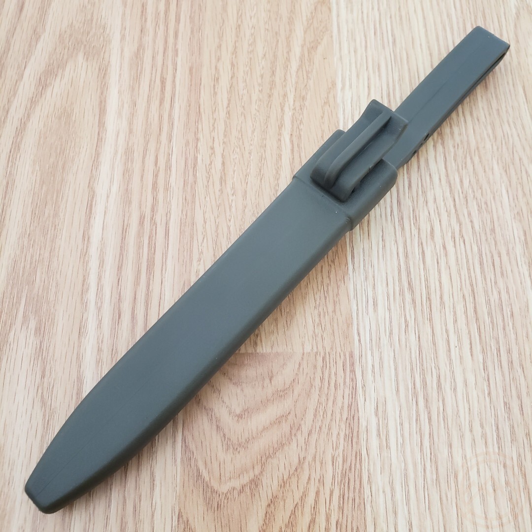 OD Green Military Fixed Blade Knife Stainless Steel Blade ABS Handle Belt Sheath