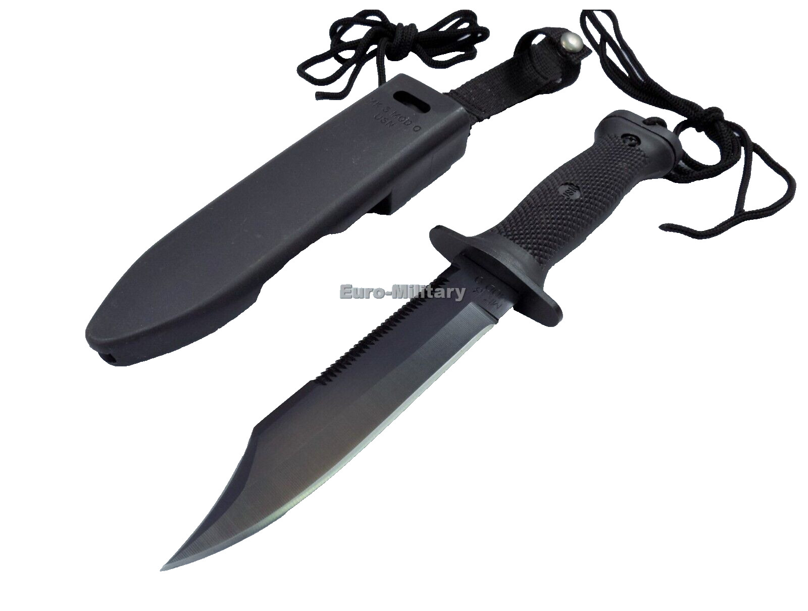 WW2 US Army / Korean War Legendary EM3 MOD 0 USN Knife w/ Sheath – Reproduction