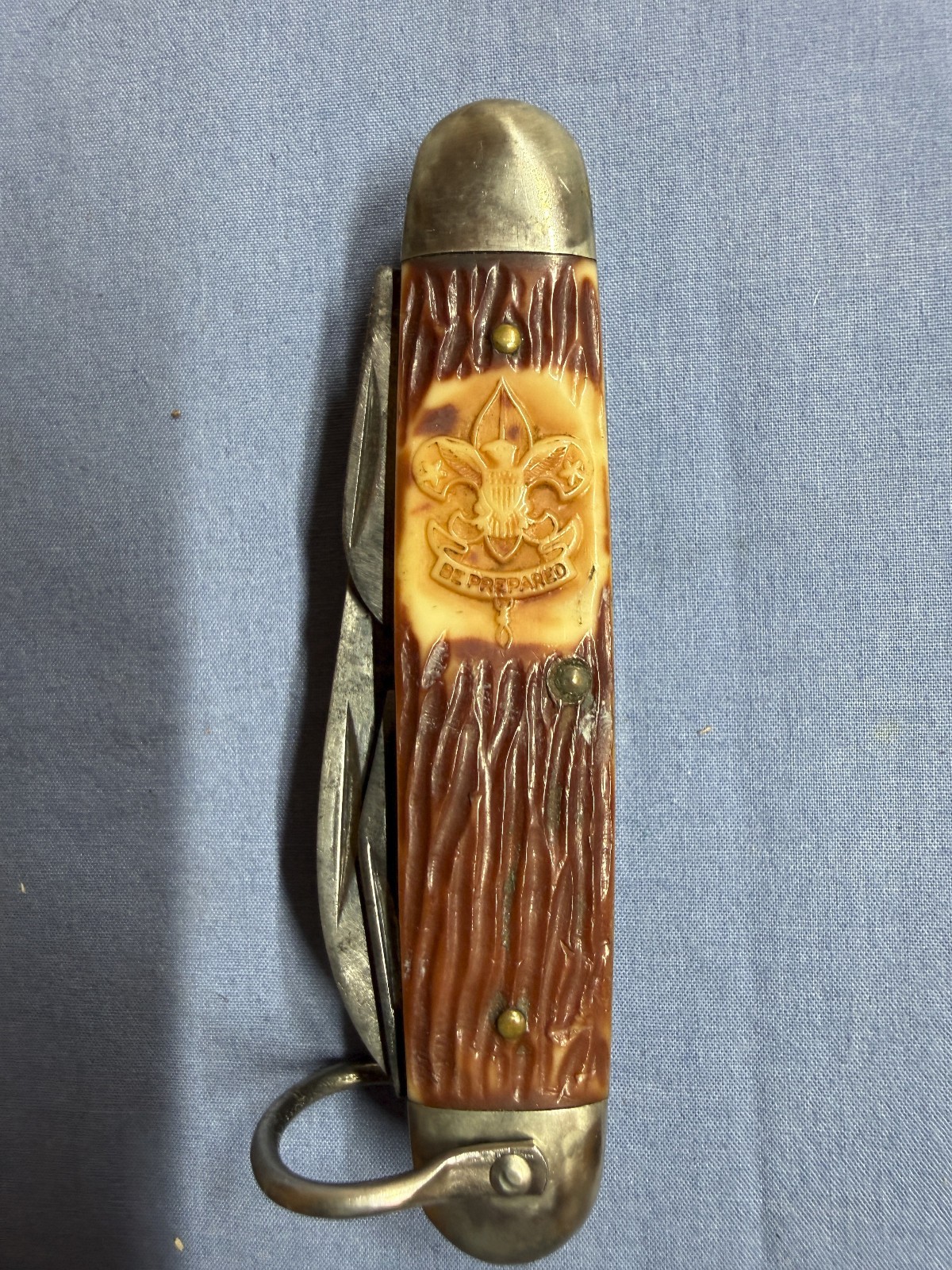 Vintage Imperial Official Boy Scout 4-blade Pocket Camp Knife 1950s-60s