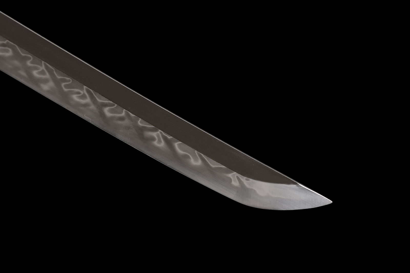 Polished Japanese Samurai Katana Sword L6 Steel Clay Tempered Real Hamon