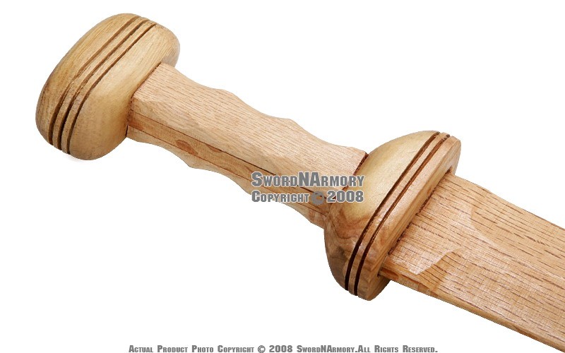 26.5″ Long Wooden Roman Gladius Gladiator Trooper Greek Sword Cosplay Prop
