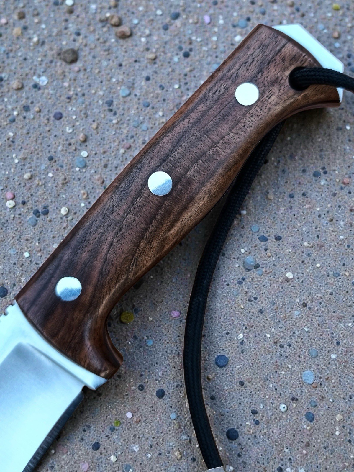 Joker Nomad Fixed Knife 6.5″ Bohler N695 Steel Full Blade Walnut Wood Handle