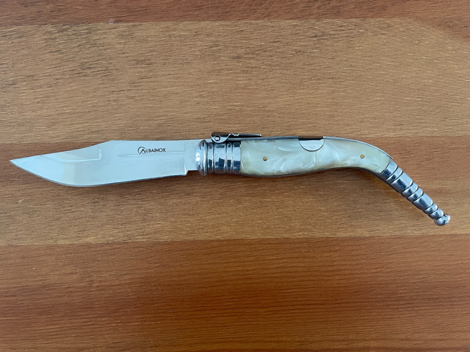 3.75″ Navaja Sevillana Bandolera Nacre Imitation Handle from Spain – US Seller
