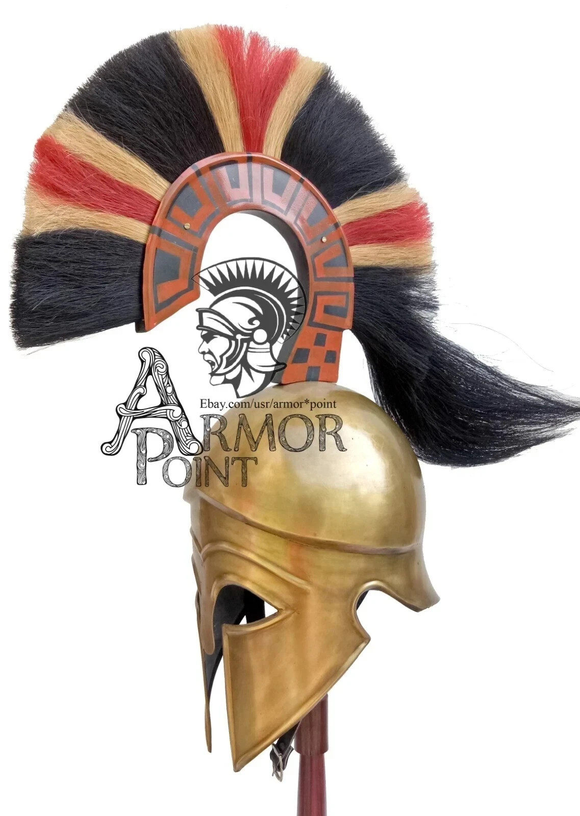 Medieval 18GA Greek Corinthian Helmet Knight SCA LARP Re-Enactment Armor Helmet