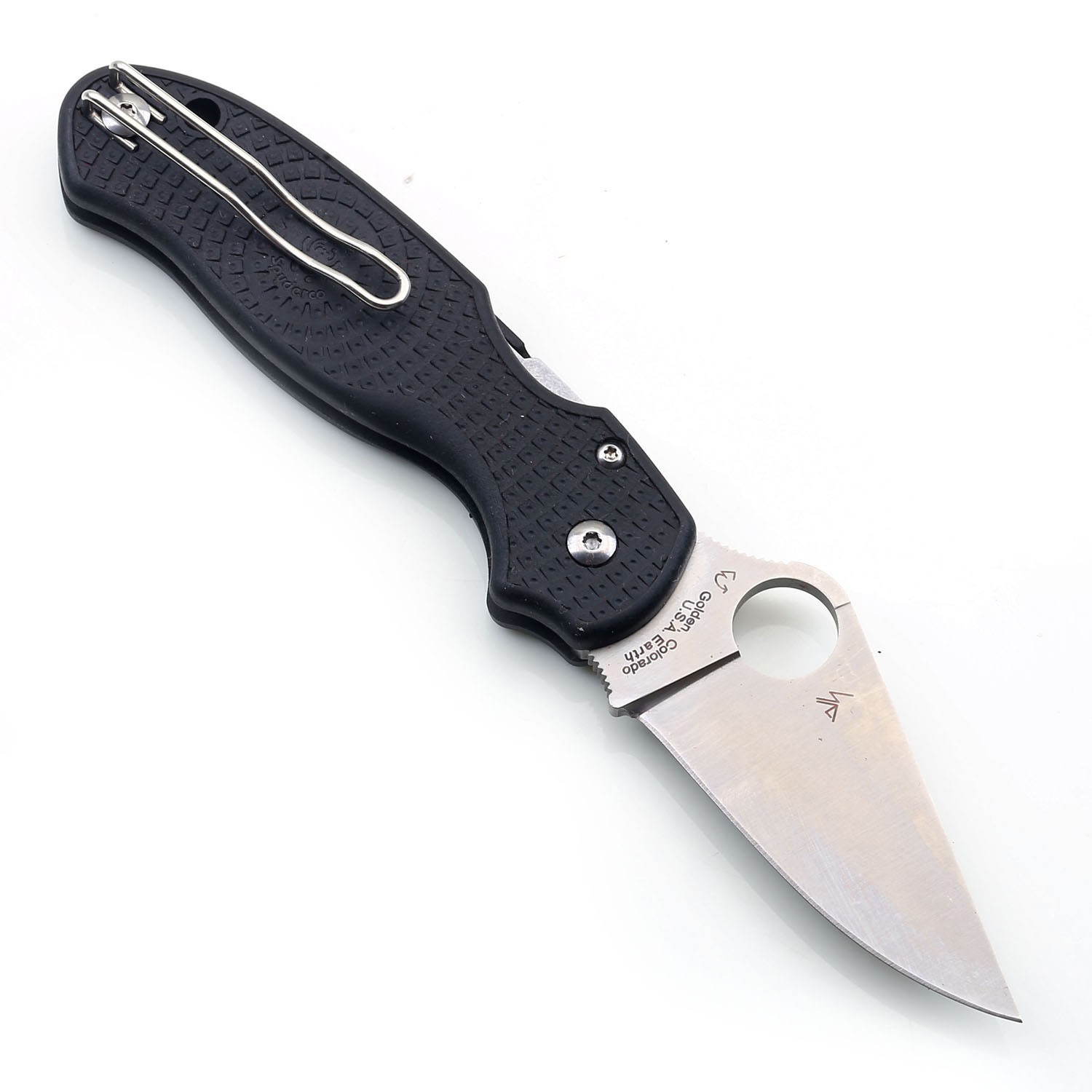 C223 Black Nylon Fiber Handle Tactical Camping Knife 440c Stainless Steel Blade