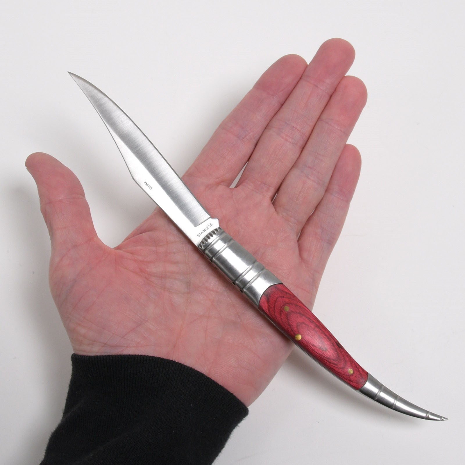 Spanish Toothpick 5″ Paring Fruit Knife Folding Pocket Wood Handle NEW