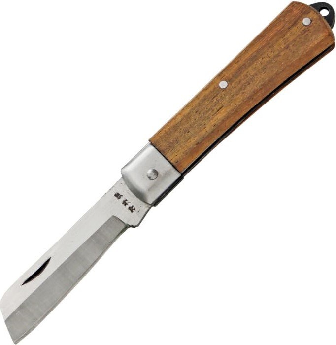 Kanetsune Craft Folding Knife 2.88″ SK-4 High Carbon Steel Blade Wood Handle