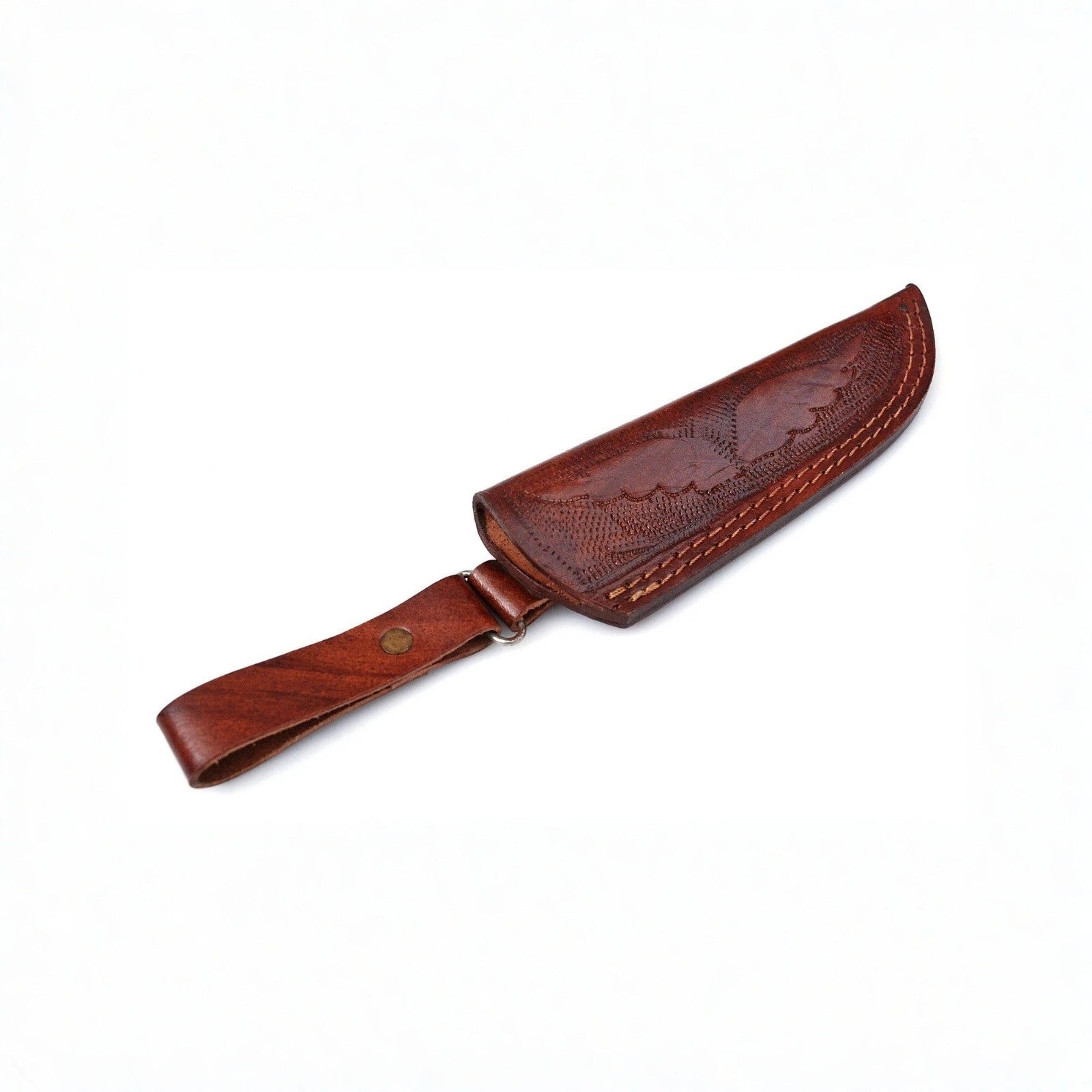 Shard Collectible Hand Crafted Brown Leather Sheath for Ka-Bar Fixed Blade Knive