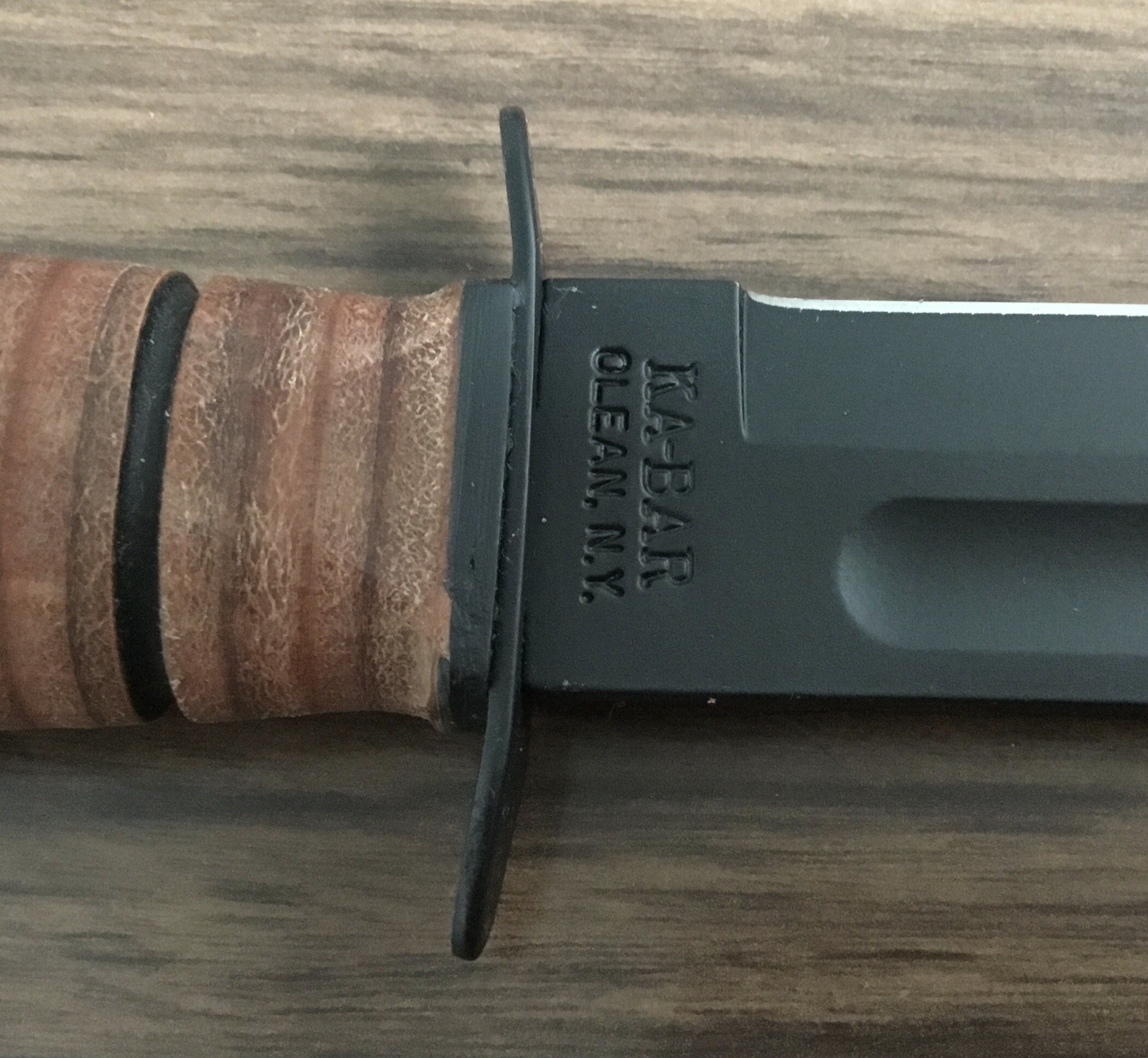 Vintage Ka-Bar U.S.M.C. Fighting Knife 1217 W/Sheath. NOS IN BOX WITH PAPERS