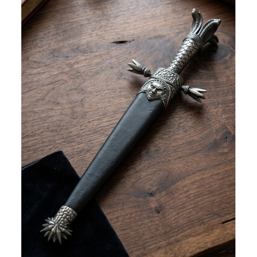 Marto of Spain Fantasy Dagger Cobra Snake Pommel Medieval Decorative Knife