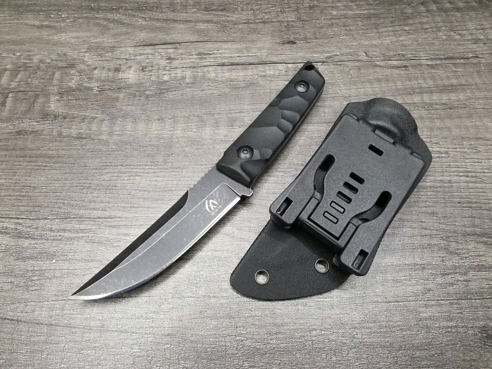 Huangfu 7.67″ Full Tang Fixed Knife, 7CR13MOV Steel, G10 Handle, Kydex Sheath