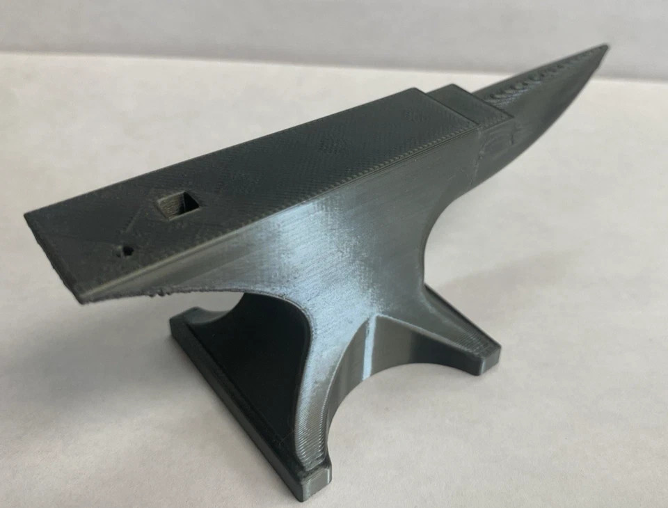 Gray Anvil Knife Display Case Stand with Magnet – Brand New