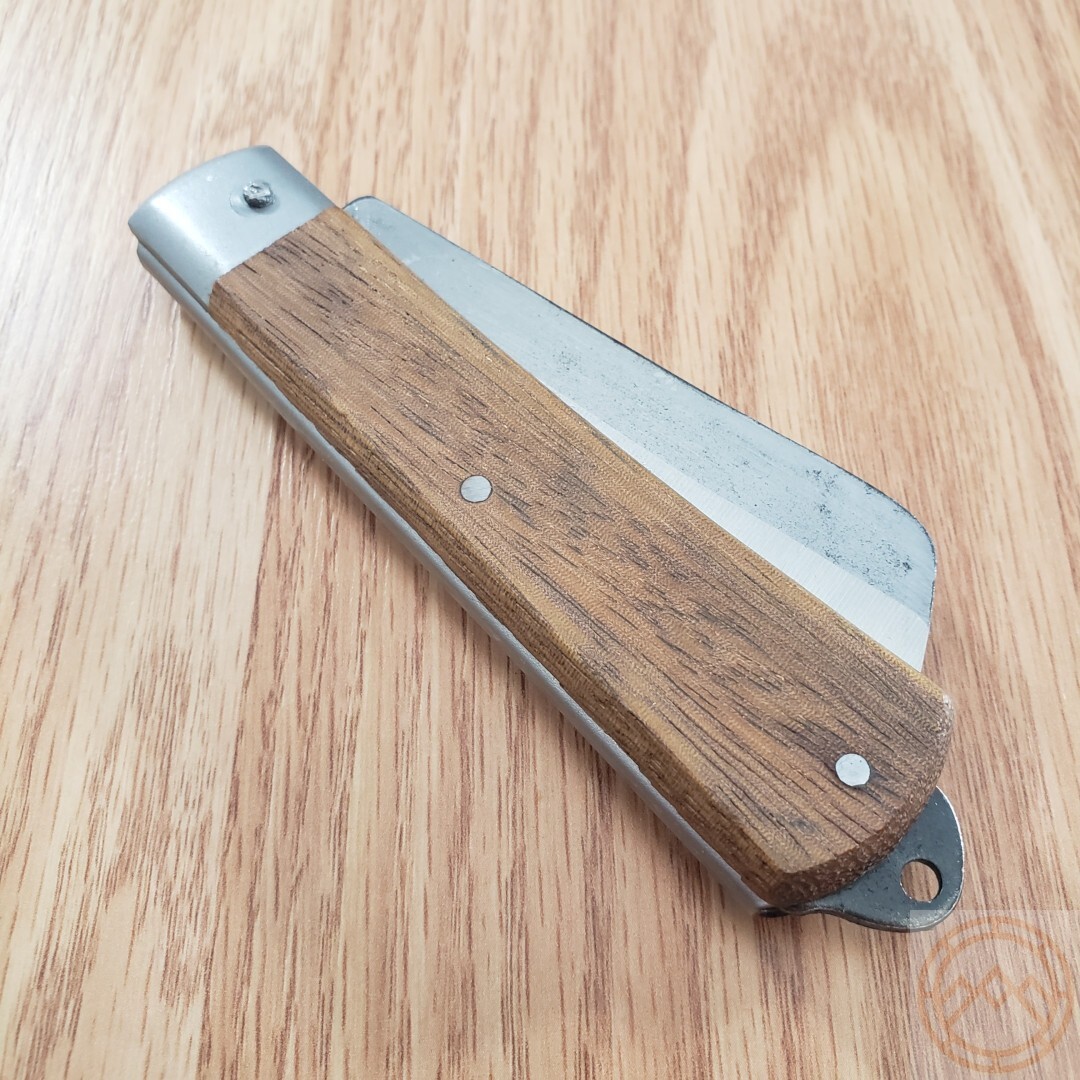 Kanetsune Craft Folding Knife 2.88″ SK-4 High Carbon Steel Blade Wood Handle