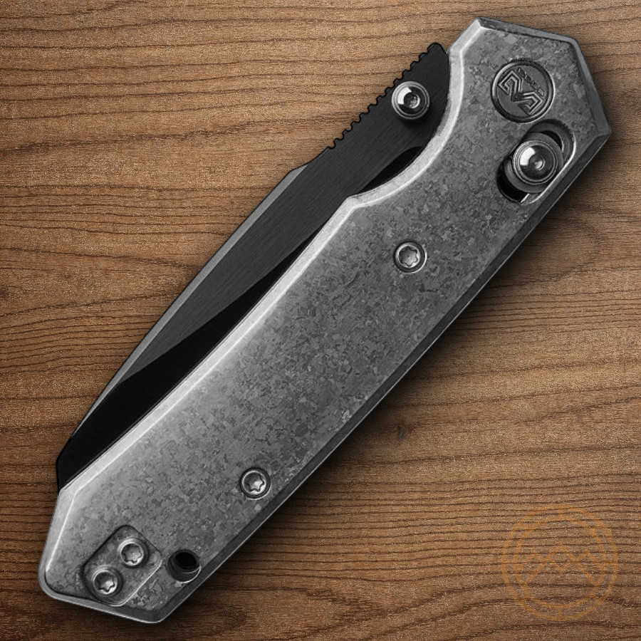 Miguron Knives Vatso Folding Knife 3″ Bohler M390 Steel Blade Titanium Handle