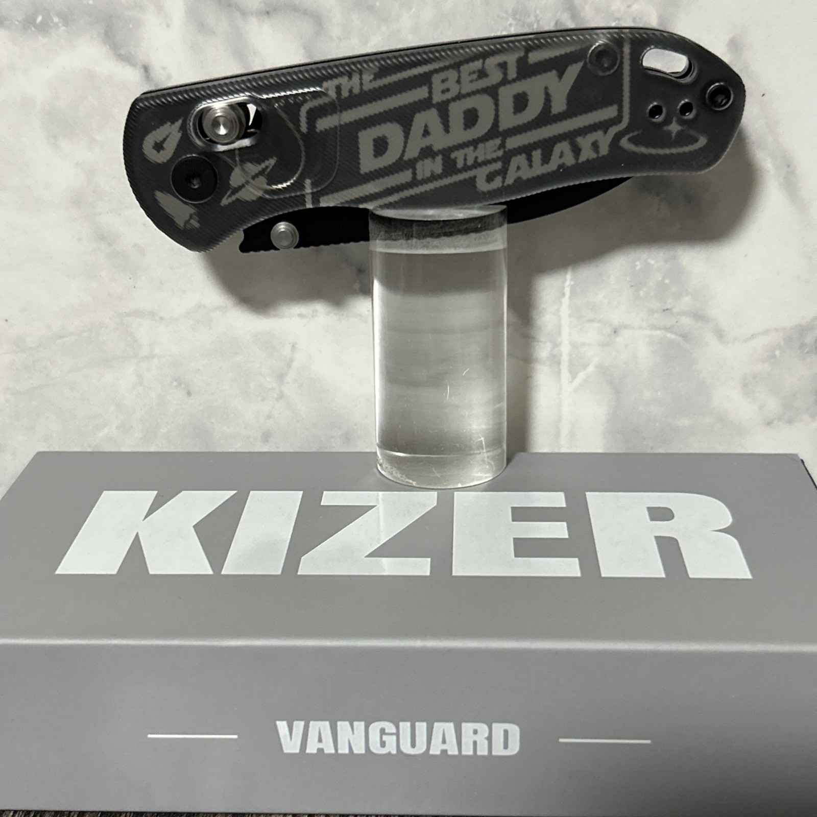 Kizer Drop Bear EDC The Best Daddy In The Galaxy New In Box