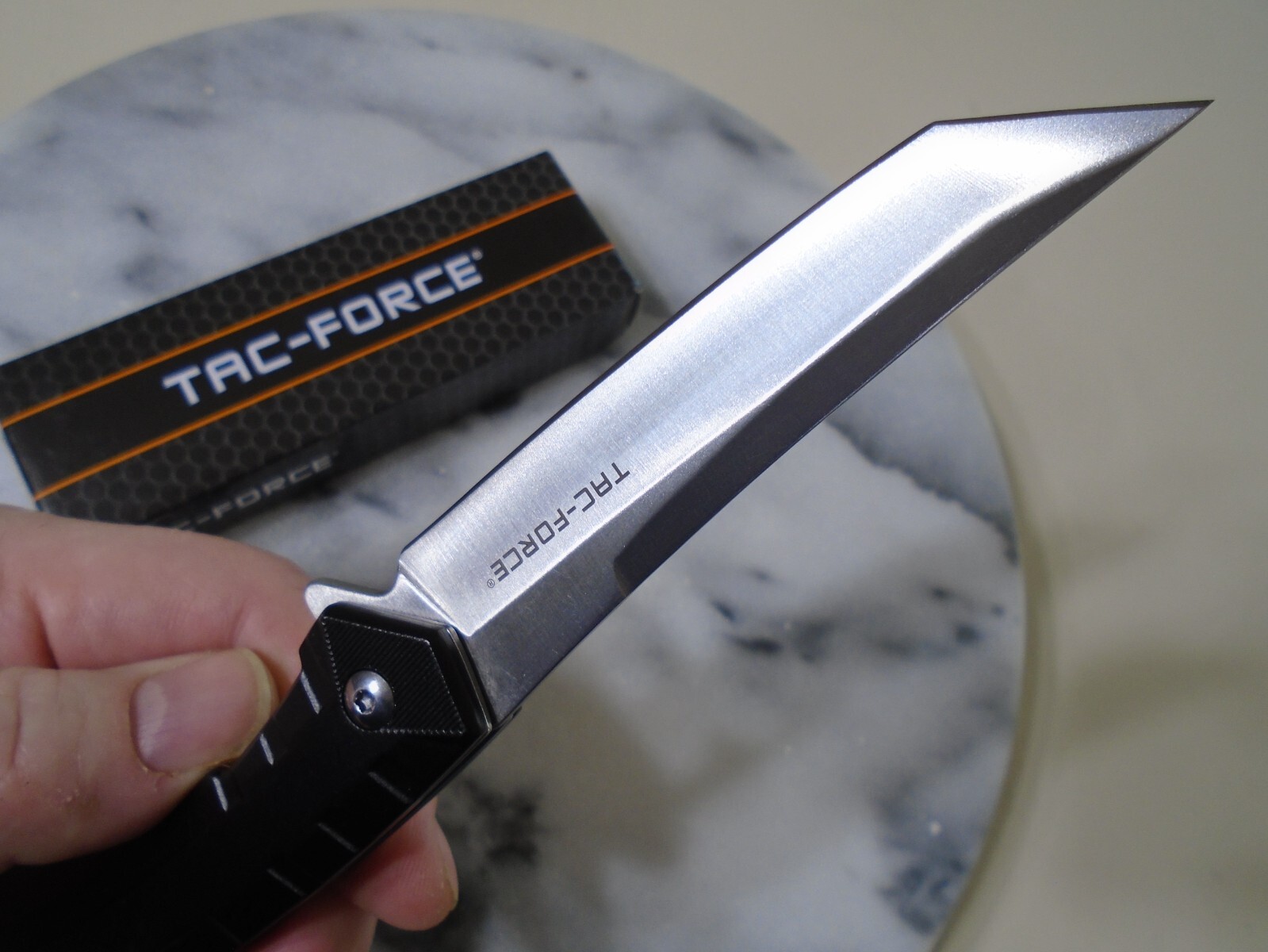 Tac-Force Sleek Tanto Assisted Open Pocket Knife 2 Way Pocket Clip Folder 2005BK