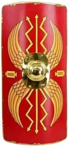 Roman Functional Shield 18» Inch Medieval Armour Scutum Legionary Steel Shield
