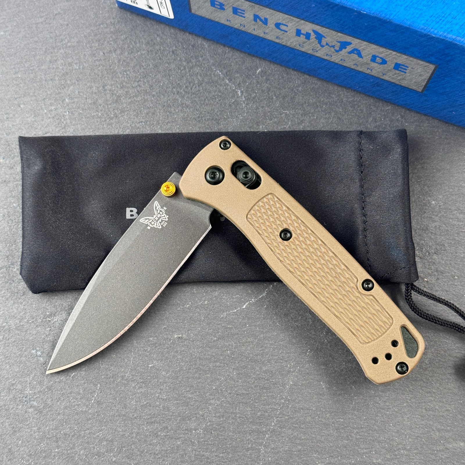 Benchmade Bugout 535GRY-1 Ranger Green Grivory Handle CPM-S30V Folding Knife