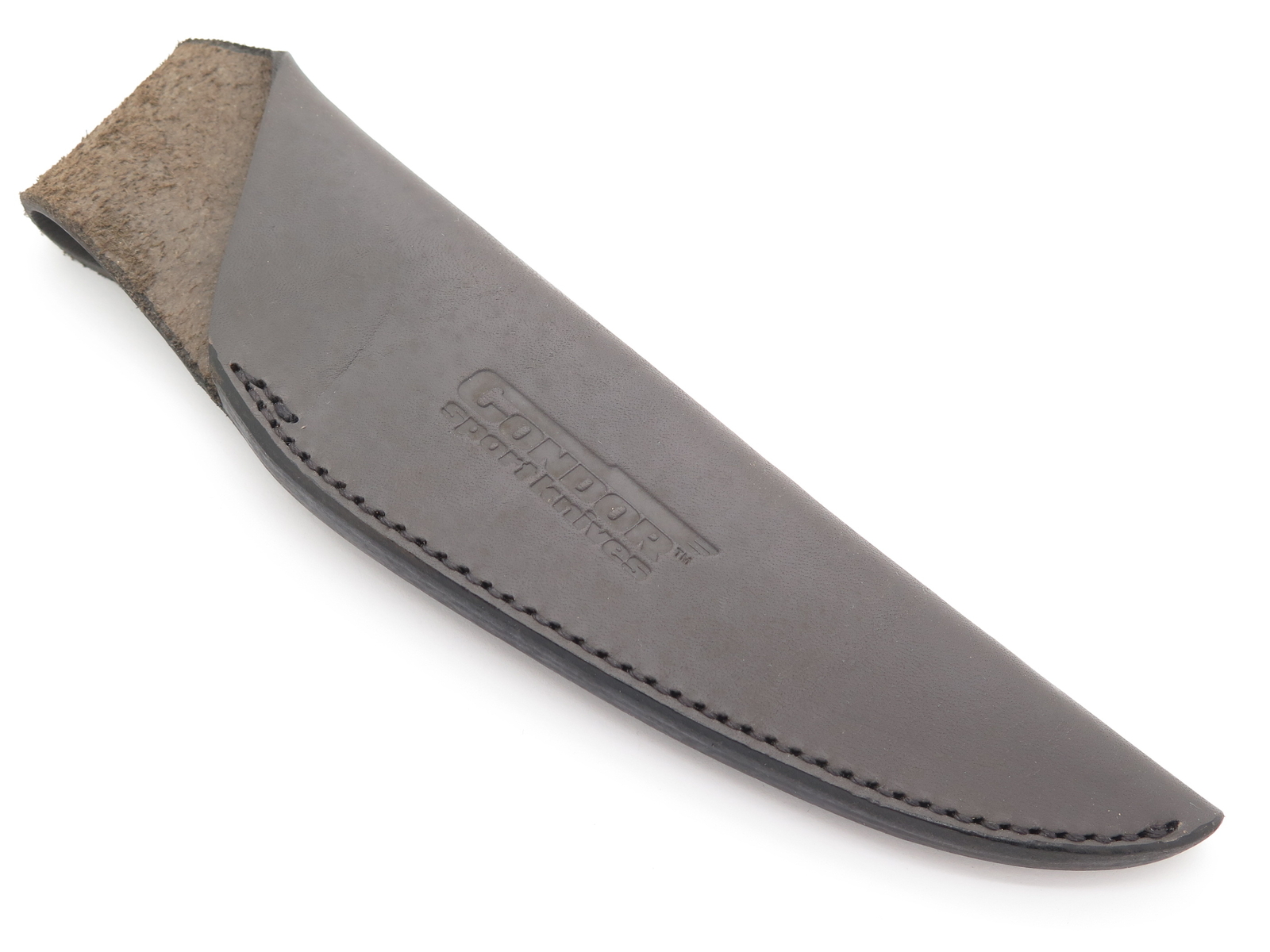 Vtg 80s Condor 79 Seki Japan Gray Leather Fixed 5″ Blade Hunting Knife Sheath