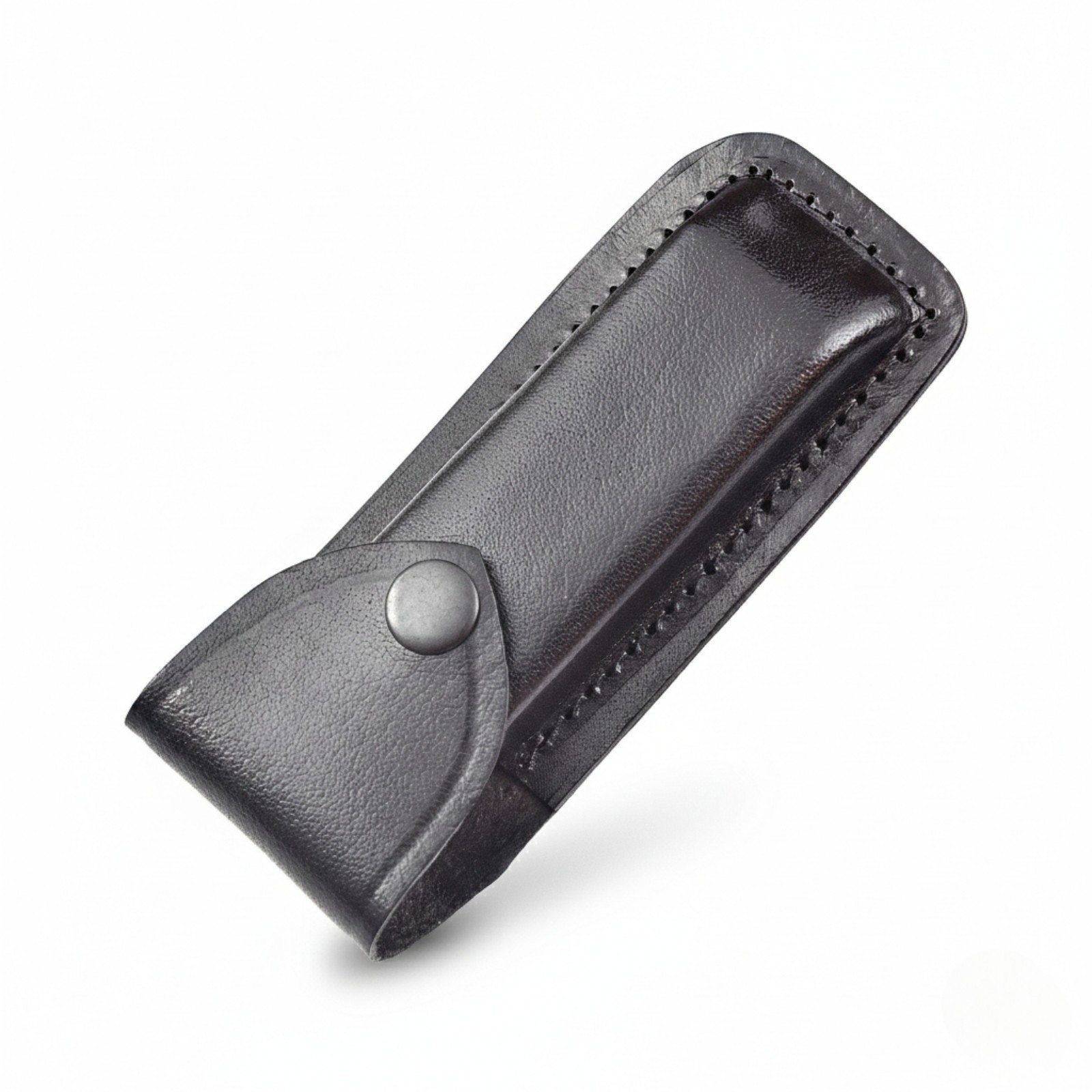 Buck 110 Sheath USA Sword & Blade Armory Leather Folding Knife Case Black 5.5″