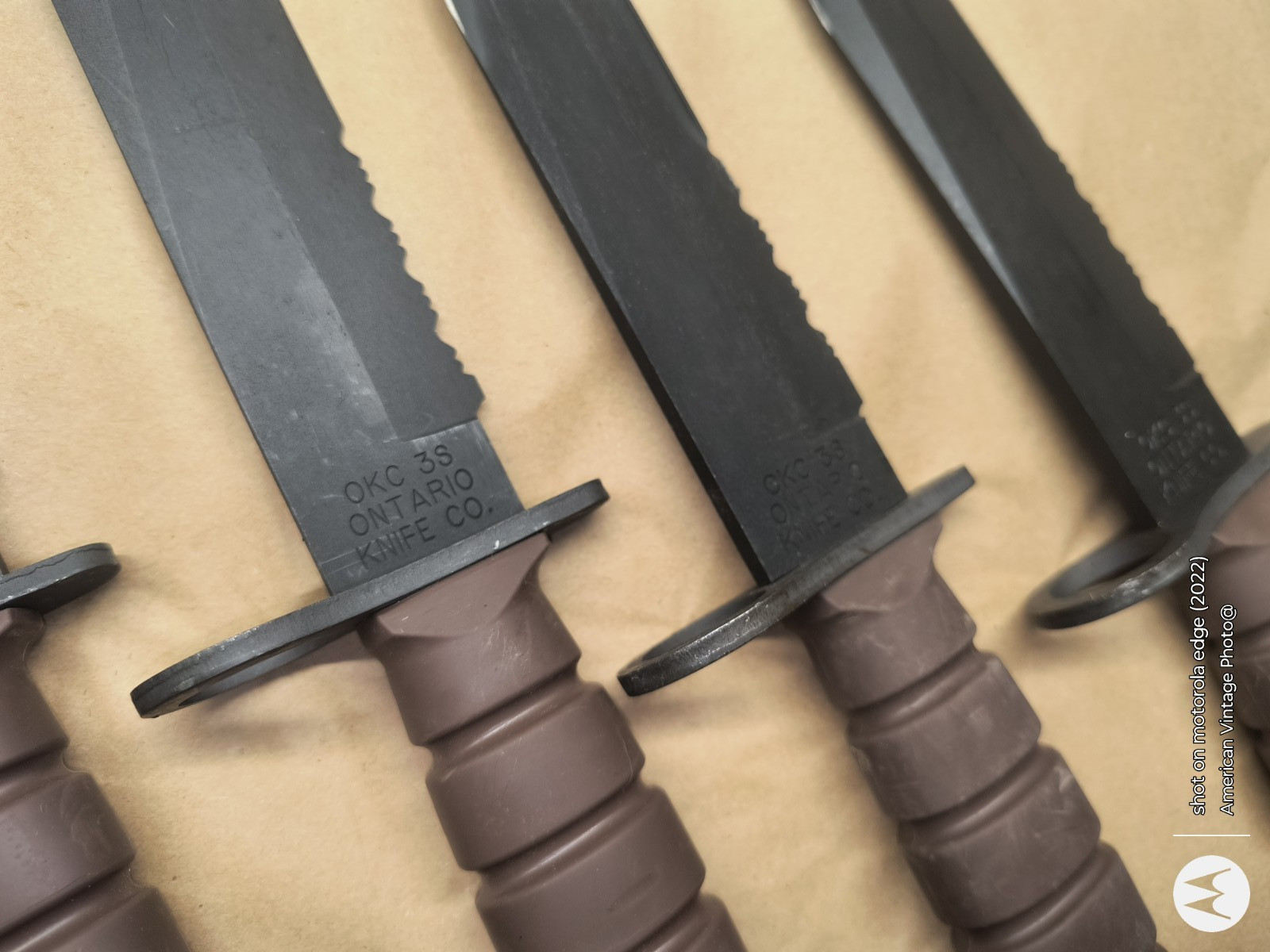 Vintage Genuine OKC3S OKC-3S Fighting Knife Bayont USMC Ontario Knife Co OKC USA