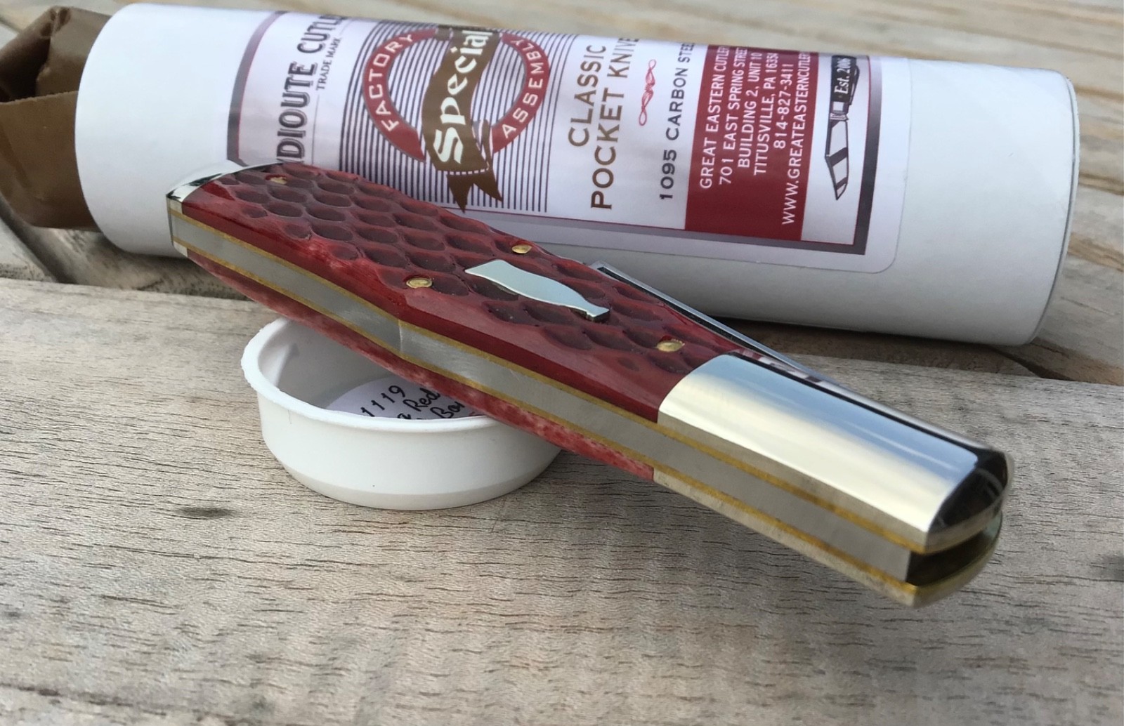 Great Eastern Cutlery 971119 Allegheny India Red Jig 2026 Assembly 1 of 15!
