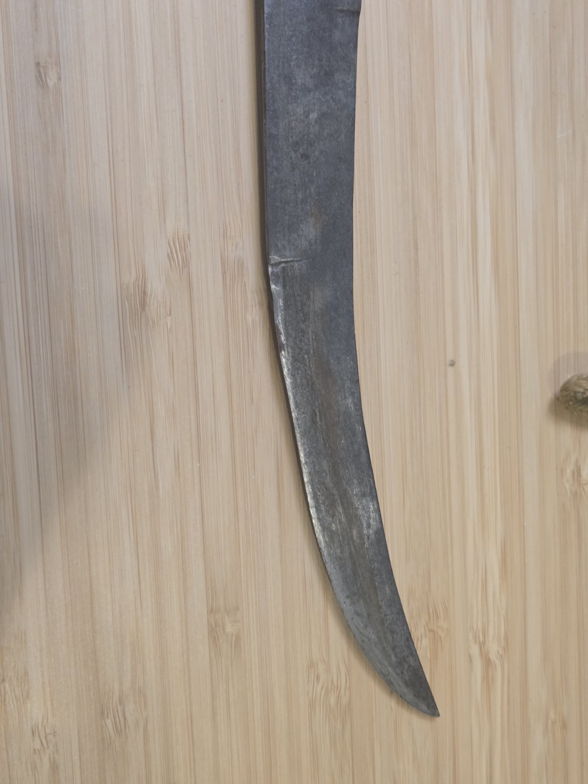 Antique Wood and Brass Dagger Knife Khanjar Islamic Middle Eastern 19th Century
