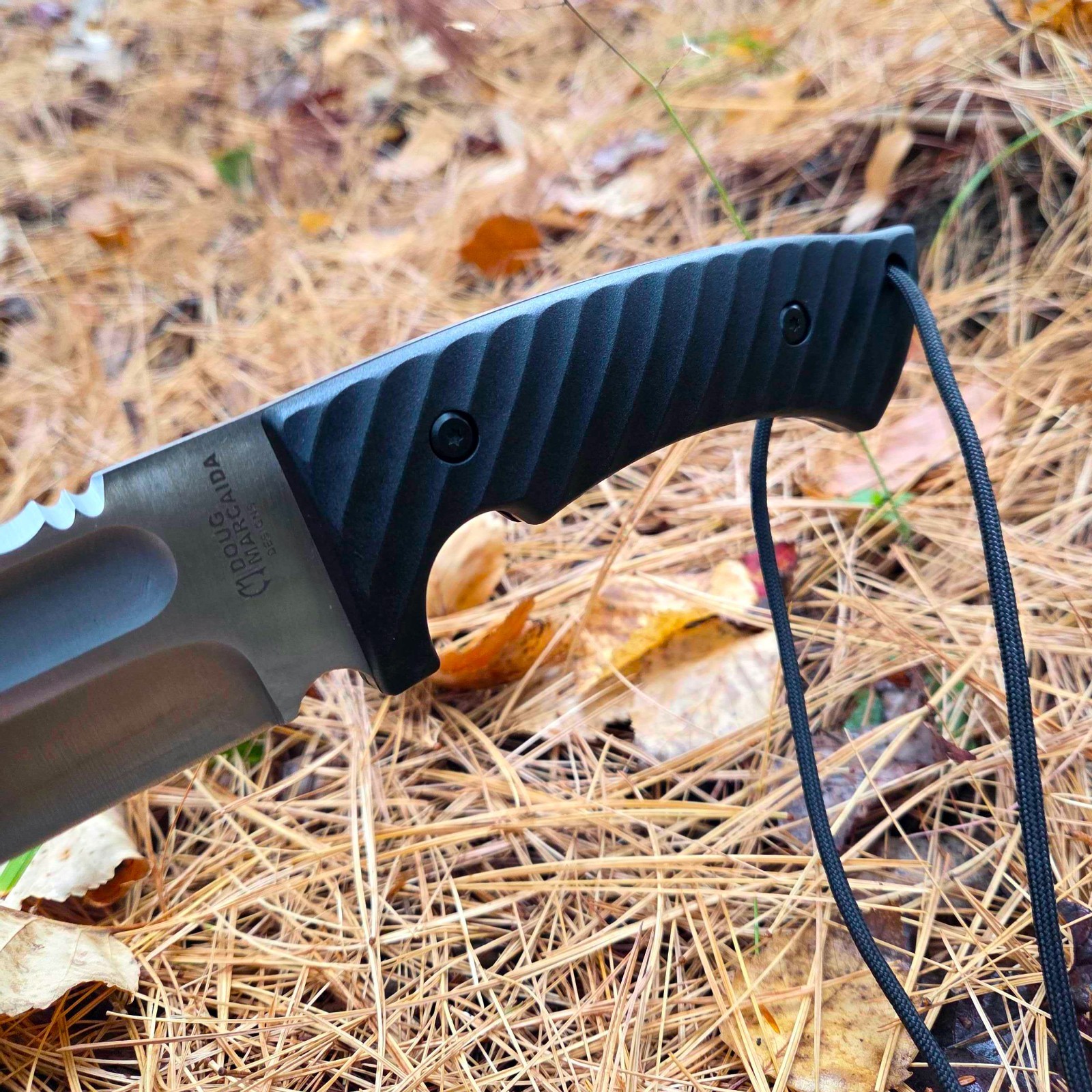 BattlBolt Fixed Blade Full Tang Machete Hunting Survival Knife by Doug Marcaida