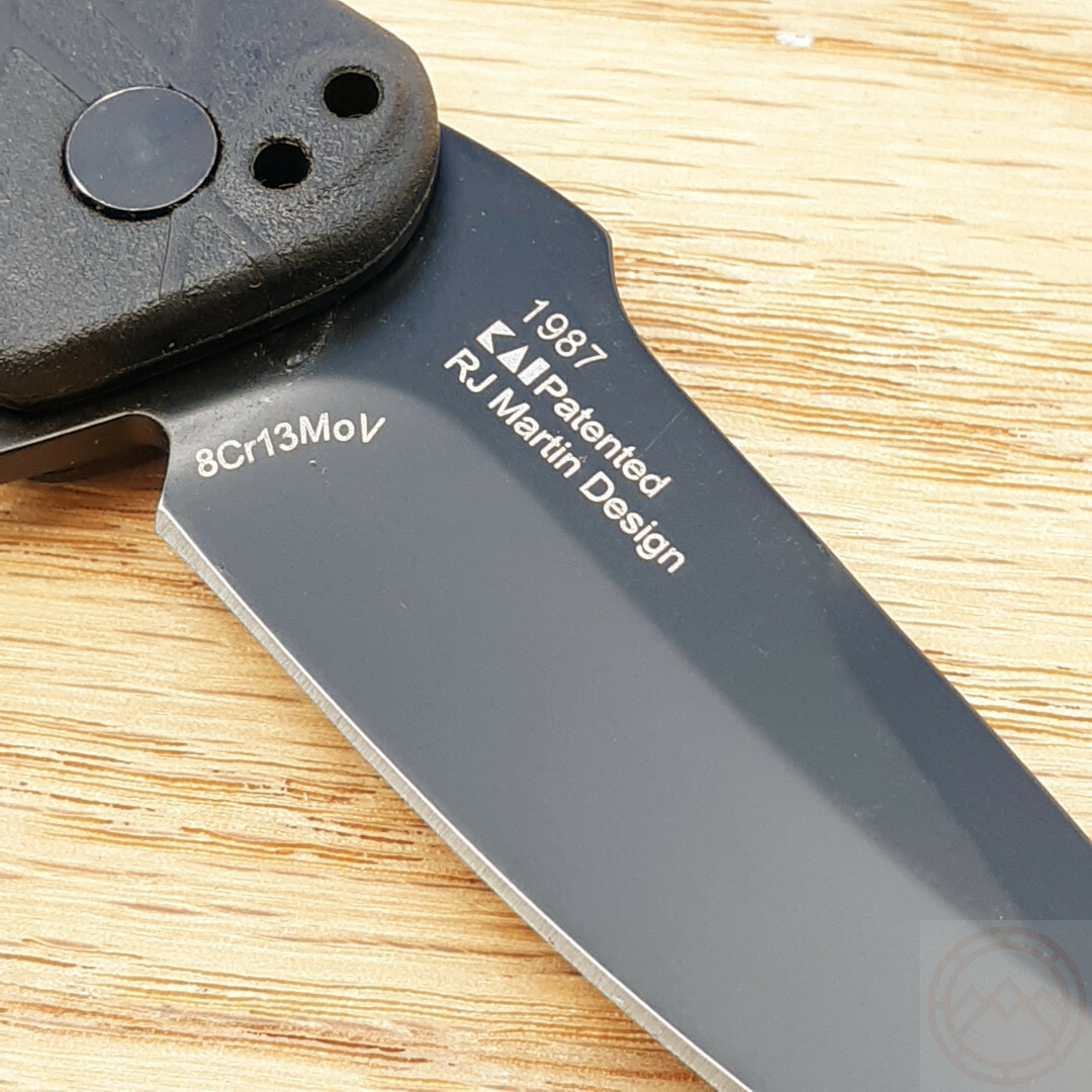 Kershaw RJ Tactical Liner Folding Knife 3″ 8Cr13MoV Steel Blade Black GRN Handle