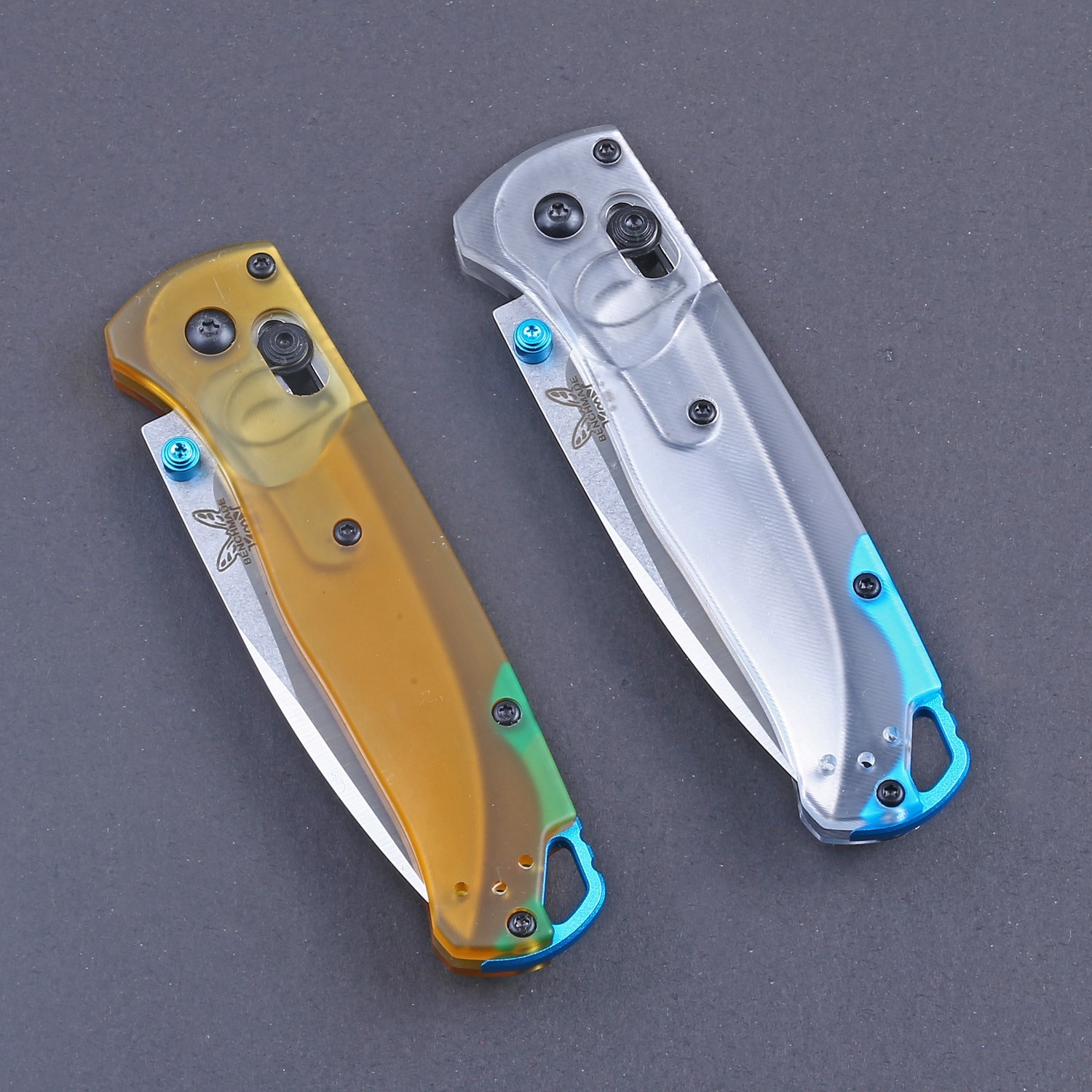 Black Nylon 440c Stainless Steel Mini Small Folding Pocket Knife Lock back Clip