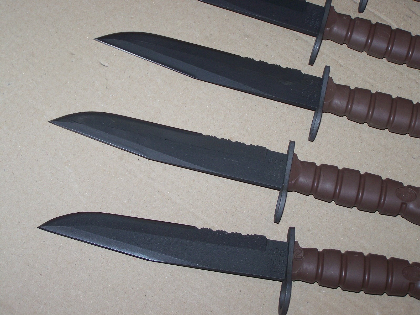 Vintage Knife OKC-3S OKC3S GENUINE USMC Military Ontario Knife Co MADE USA