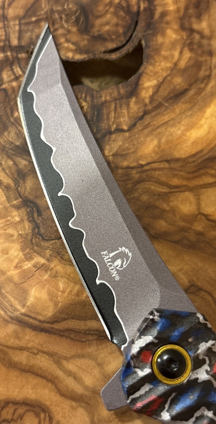 Flacon Knives KS2420-1 440 Stainless Steel 3.5” Blade Folding Knife Brand New