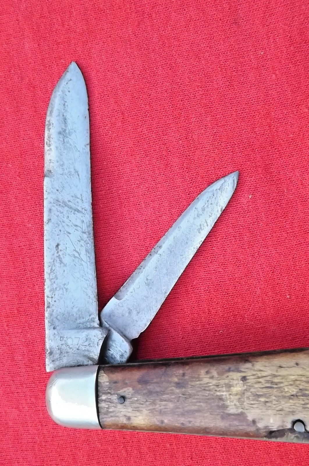 Vintage Early John Primble India Steel Works USA Bone ENGLISH JACK Knife USED