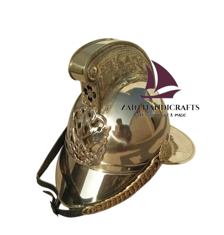 ZAIN Napoleonic French Cavalry Helmet, Brass Helmet collectible Halloween helmet