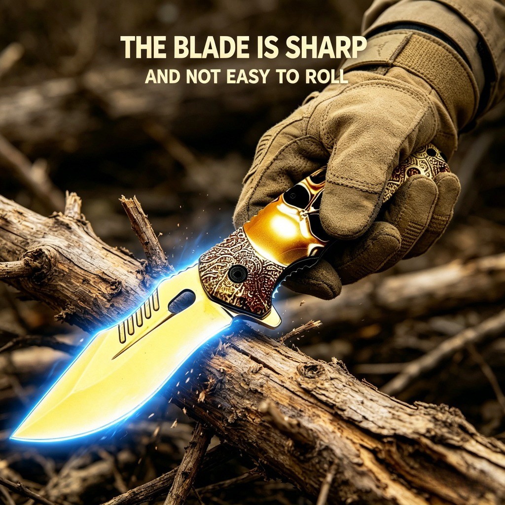 2026 NEW Skull Tactical Spring Assisted Folding EDC Pocket Knife 7.8″-US