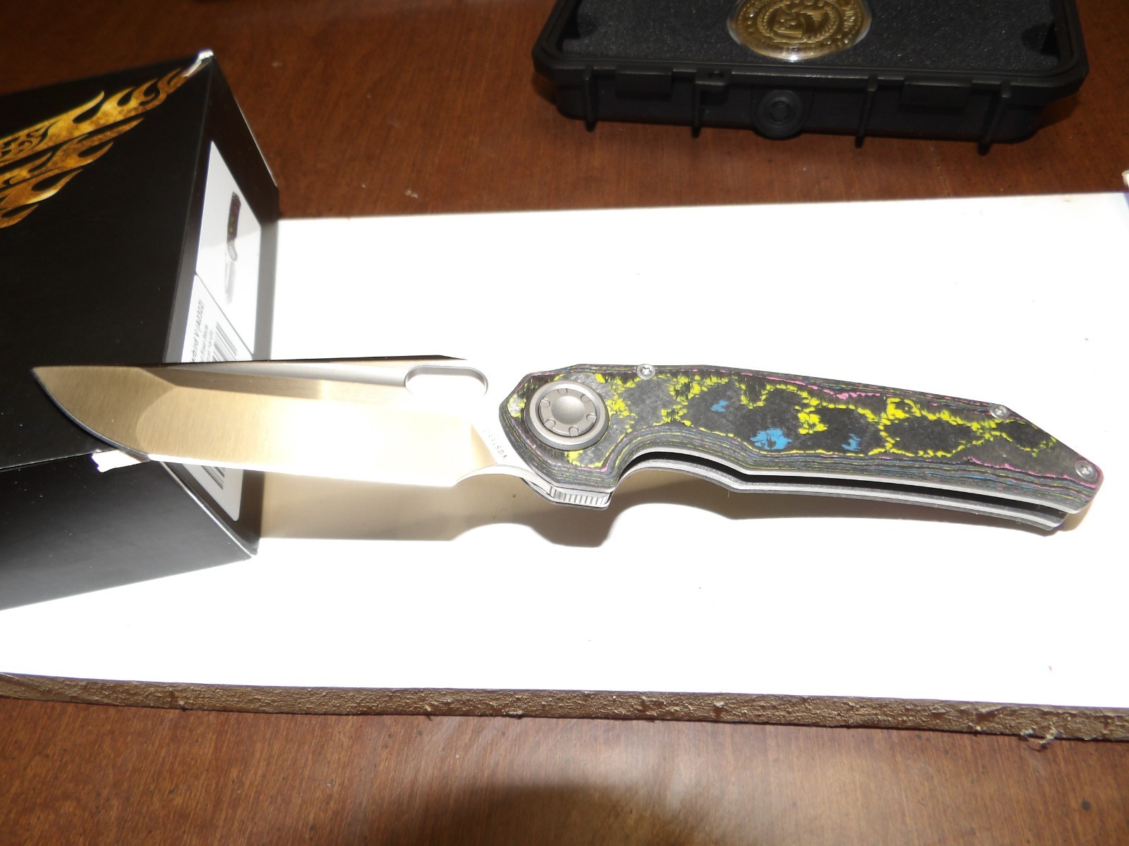 New Vosteed 4th Anniversary Thunderbird V vanchor lock Knife Ultimate warrior CF
