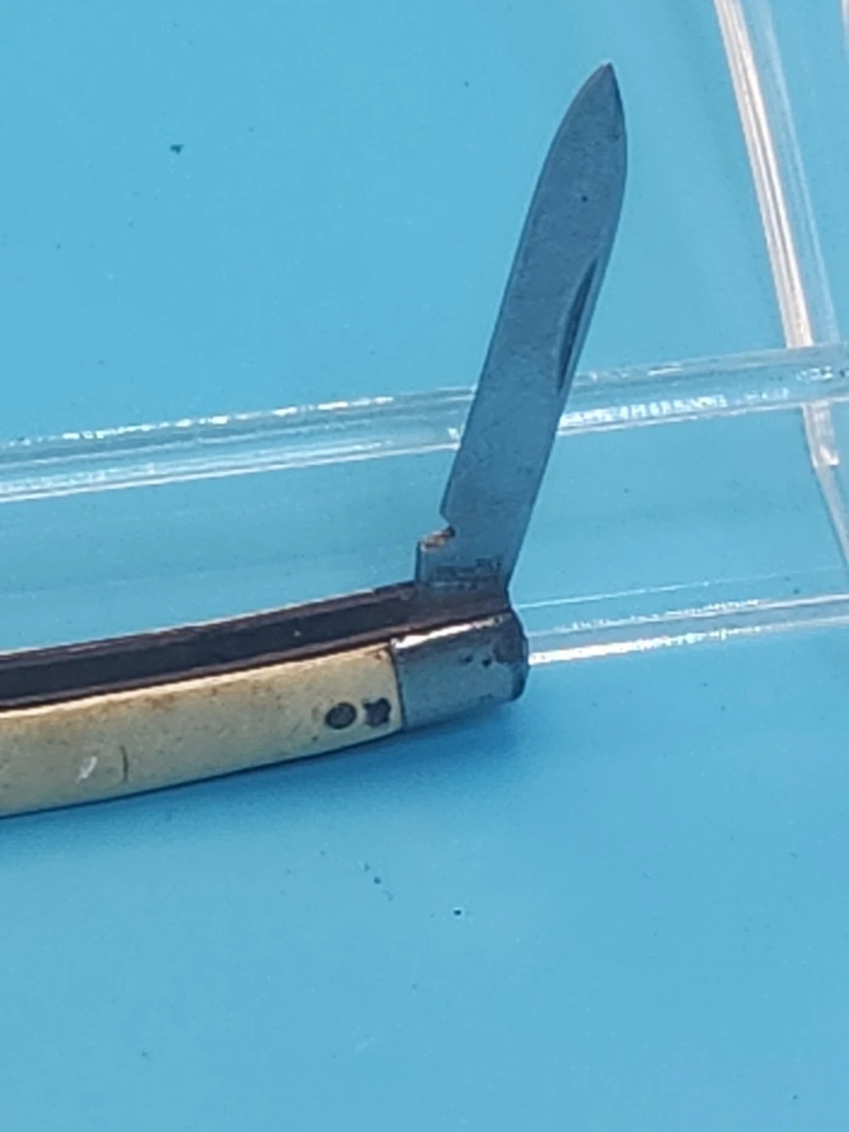 Vintage Imperial Diamond Edge 853DE Jack Knife Pocketknife USA Slipjoint Heavy U