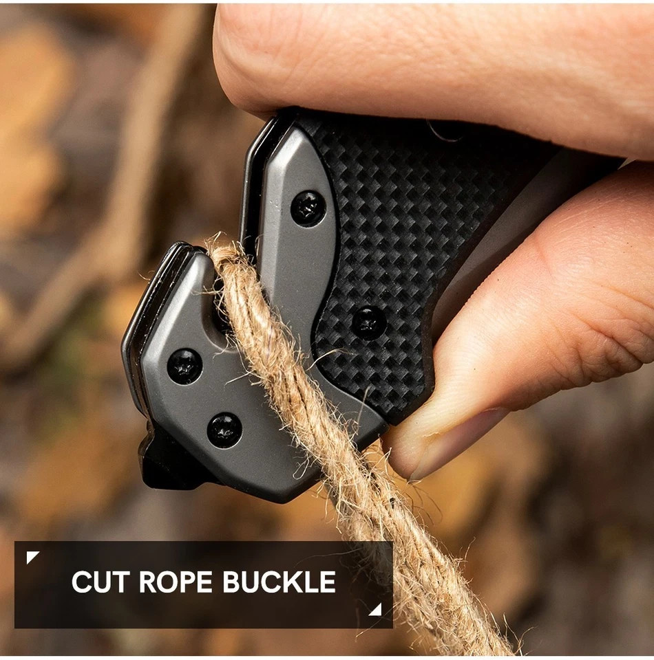 Tactical Knives Spring Opening Folding Pocket Knife with Clip Folding Knives
