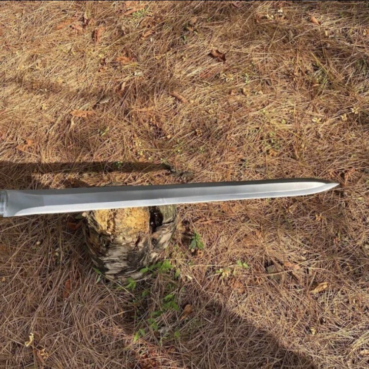 Custom Handmade Carbon Steel Blade Tactical Viking Sword| Hunting Sword Camping