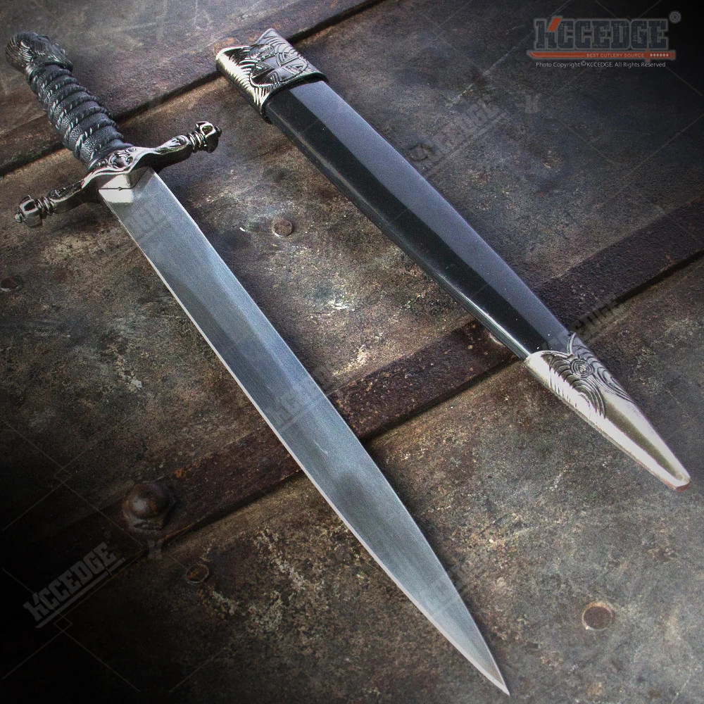 14″ Medieval League of Assassins Fixed Blade Dagger Stainless Steel Knife
