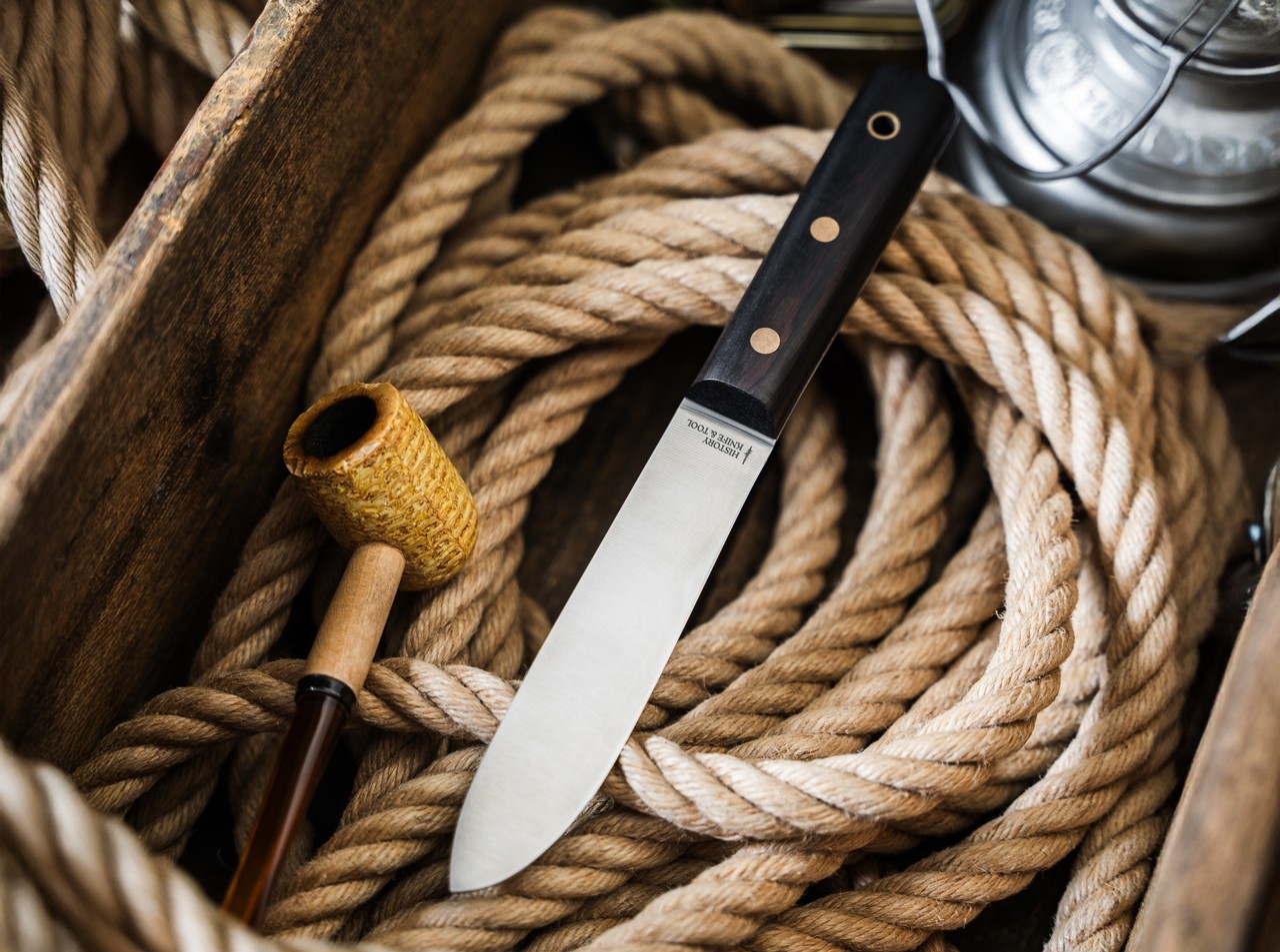 History Knife & Tool Sailor´s Knife 5.28″ Fixed Blade 4116 Full-Tang – 02HY005