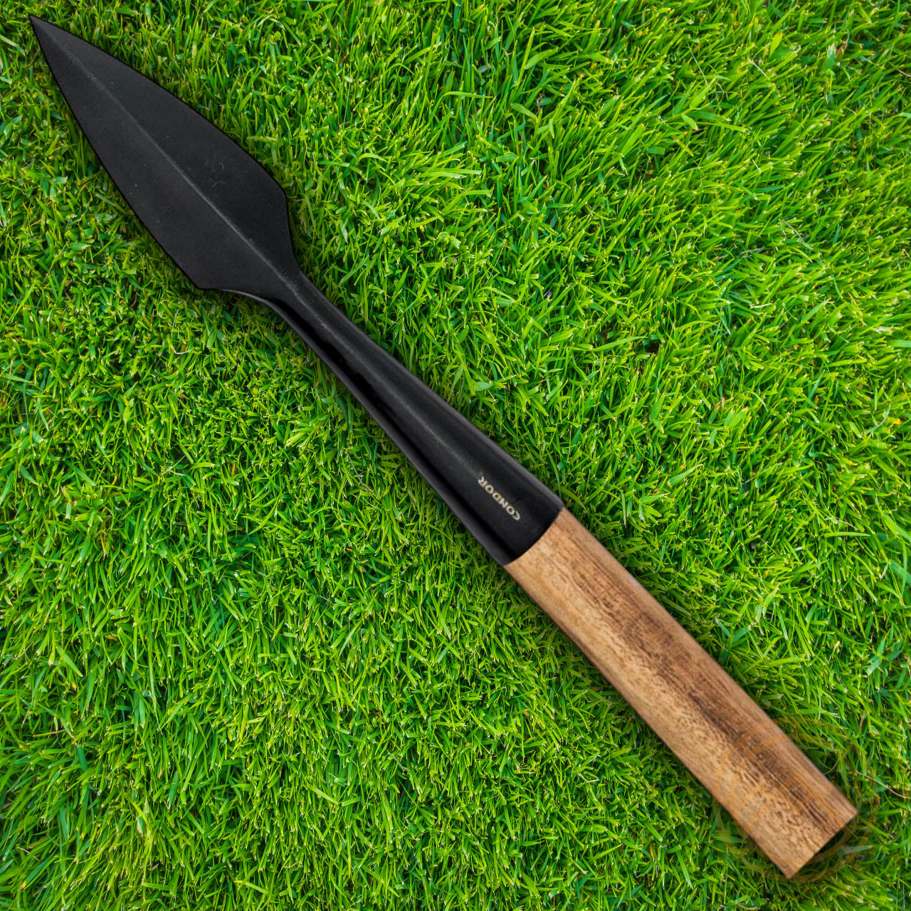 Condor Greek Spear 8.75″ Carbon Steel Blade Ash Wood/Paracord Wrapped Handle