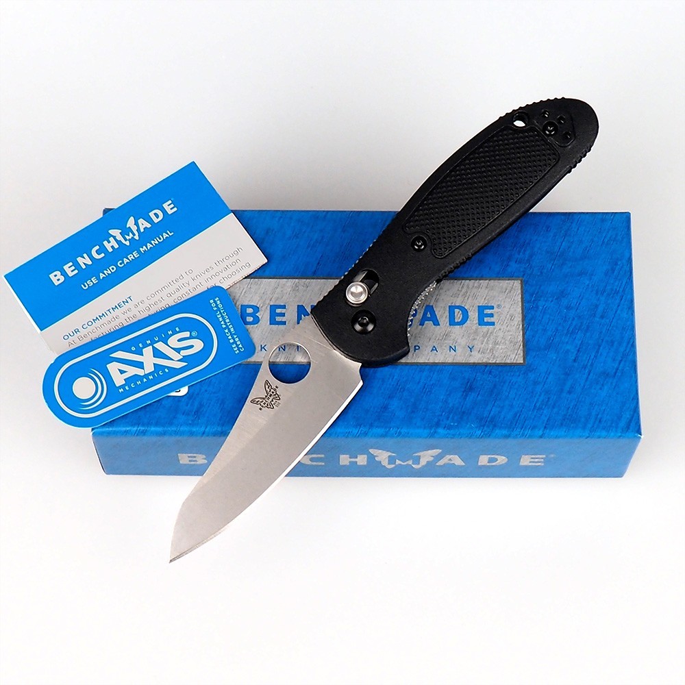 Benchmade 555-S30V Mini Griptilian Black Nylon Grivory Stainless Folding Knives