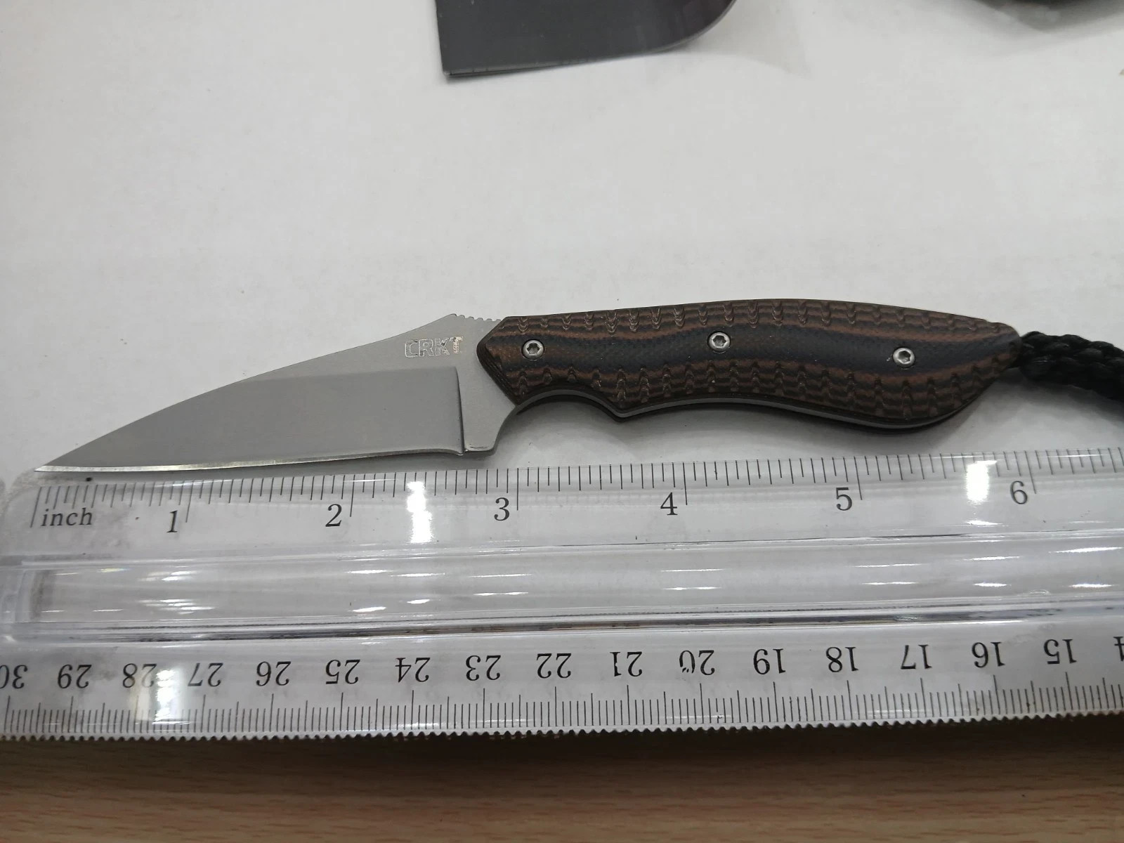 CRKT S.P.E.W. Knife Small Pocket Everyday Wharncliffe (3″ Bead Blast) 2388 New